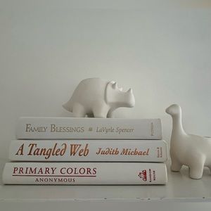 Stack of 3 WHITE Books - Home Decor, Staging & Decorating